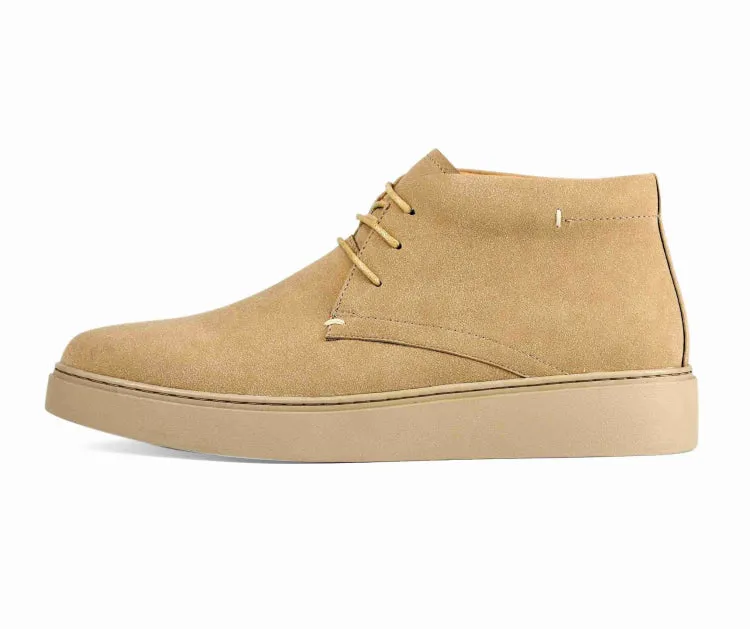 Amali Zale Suede Chukka Boots Men’s Tan Vegan Suede