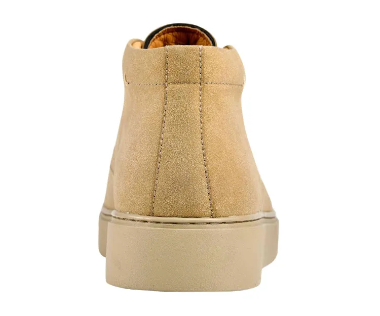 Amali Zale Suede Chukka Boots Men’s Tan Vegan Suede
