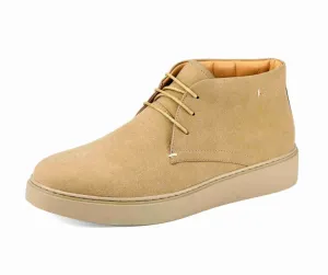 Amali Zale Suede Chukka Boots Men’s Tan Vegan Suede