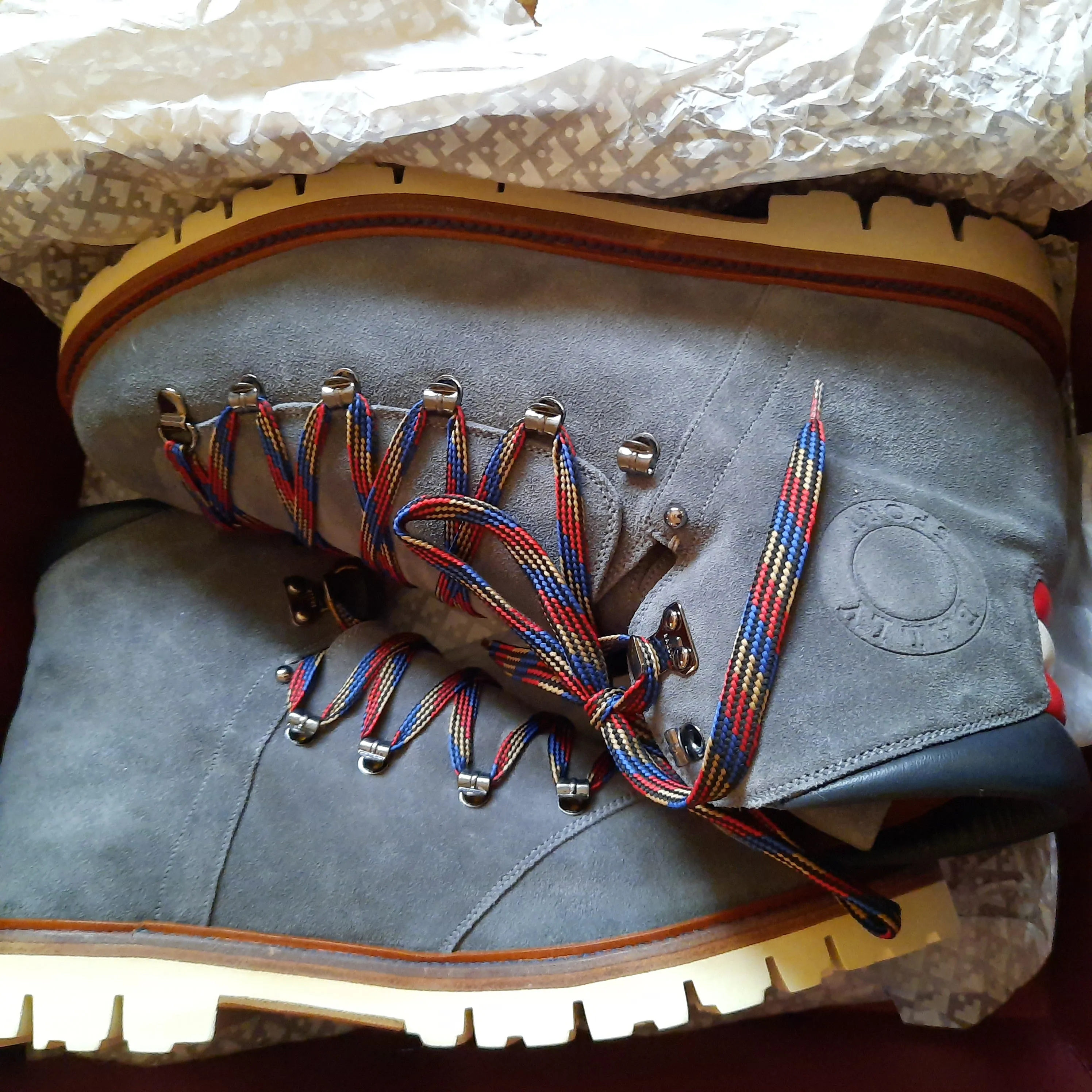 Bally Chack Suede Hiking Boots Size 10