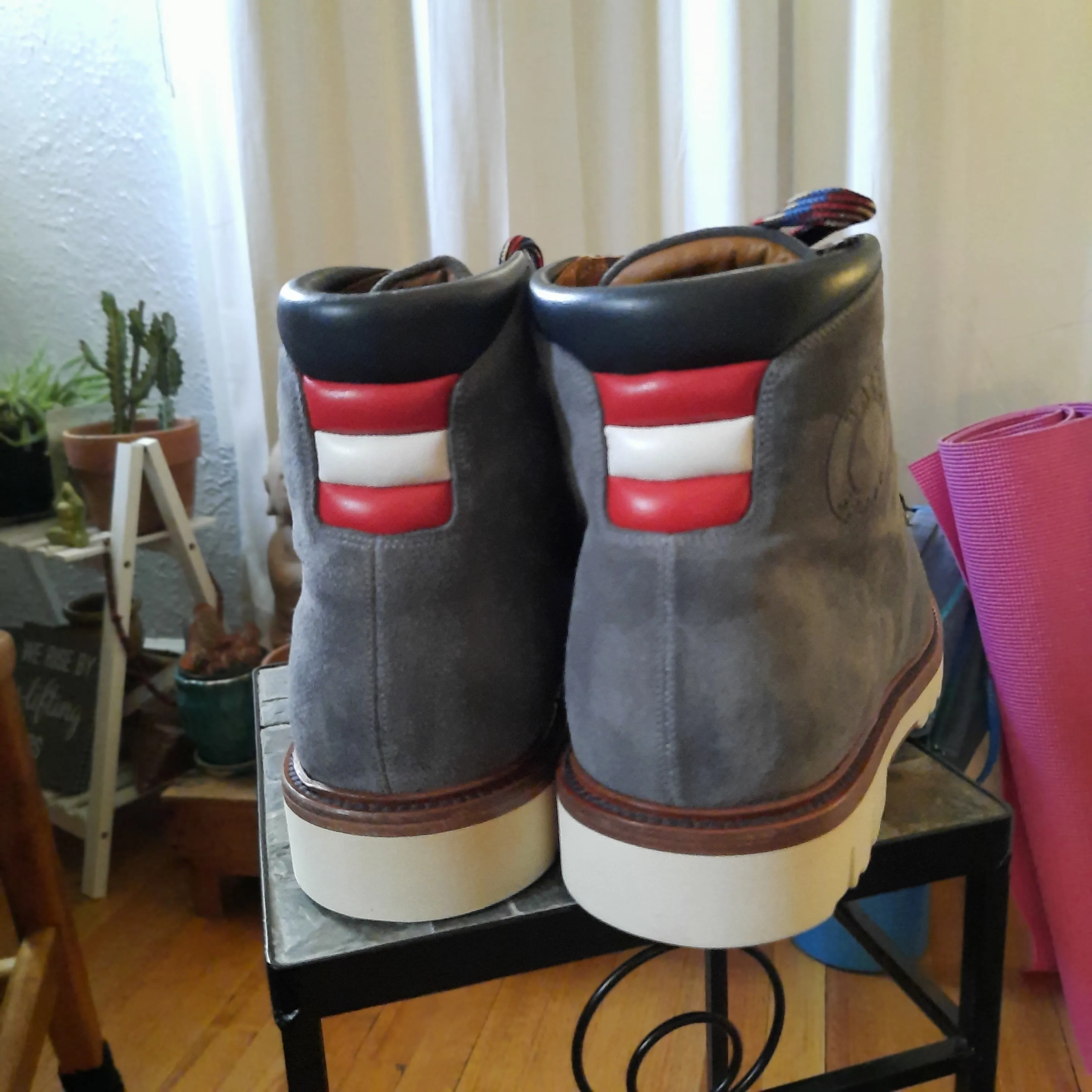 Bally Chack Suede Hiking Boots Size 10