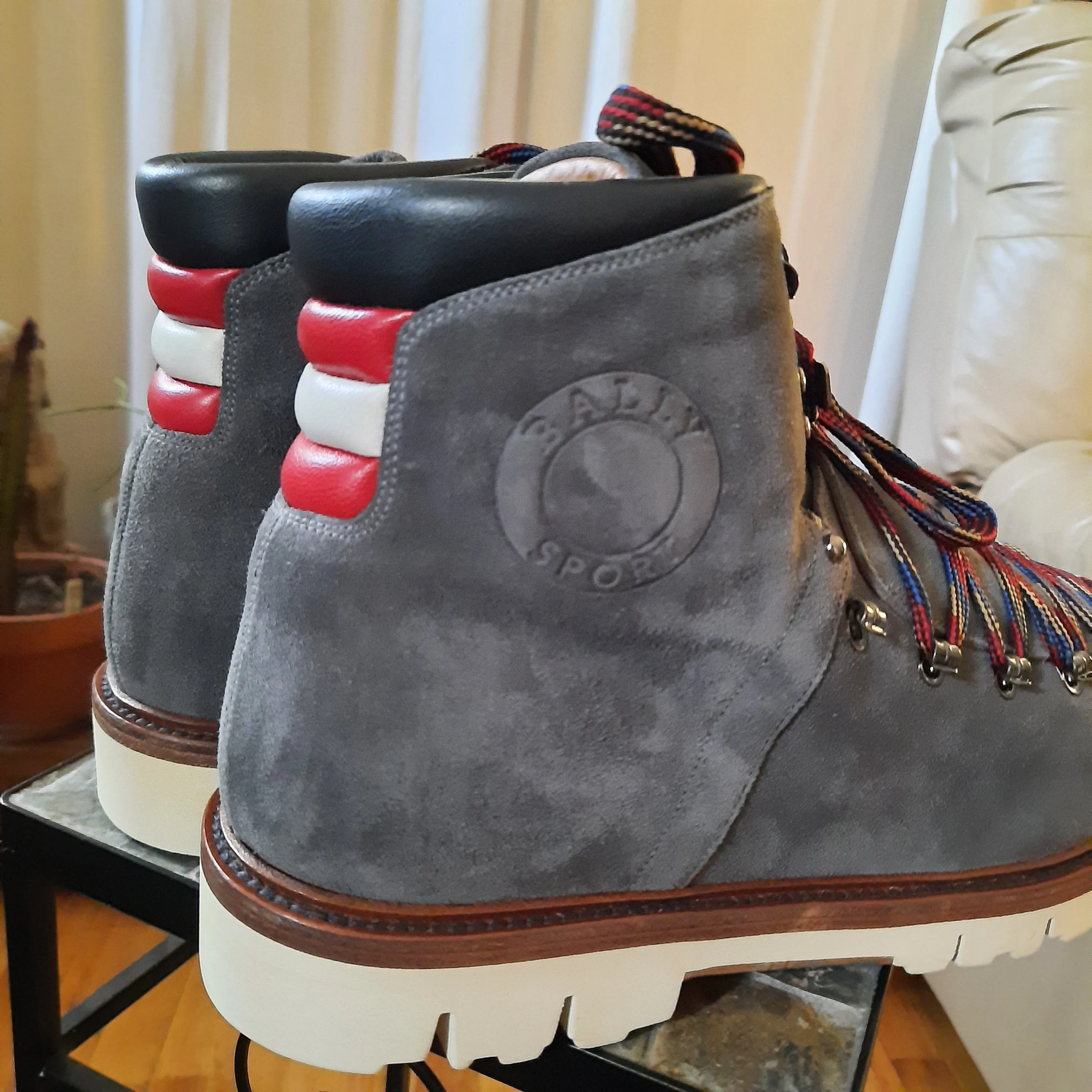 Bally Chack Suede Hiking Boots Size 10