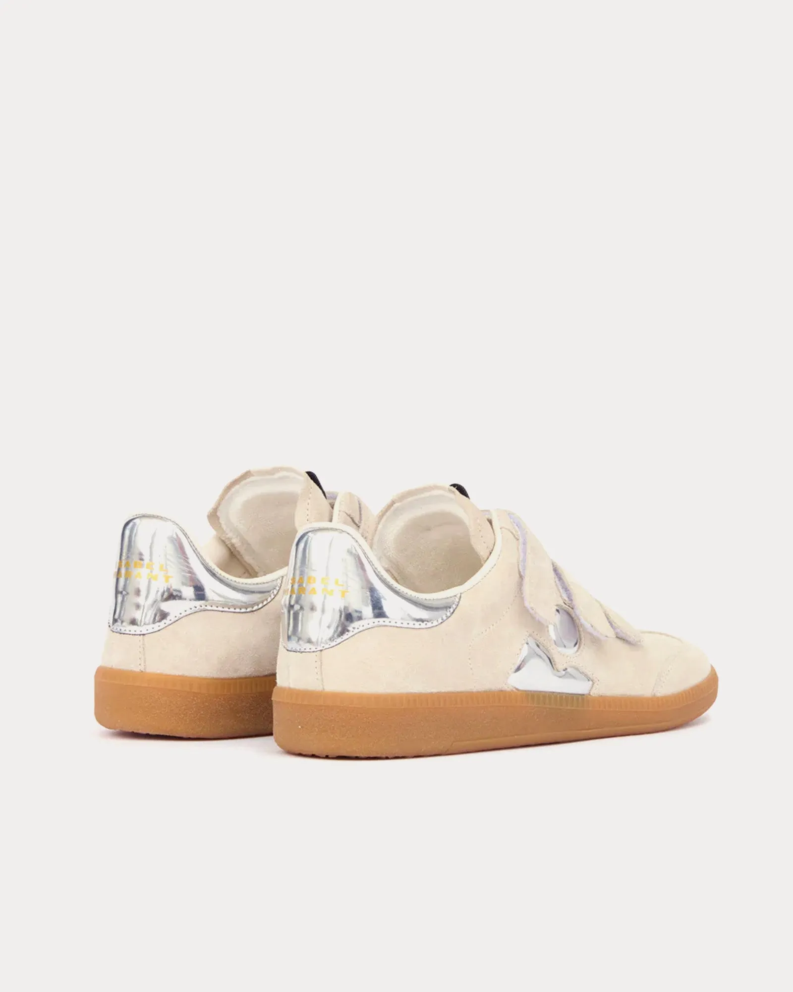 Beth Suede Chalk / Silver Low Top Sneakers