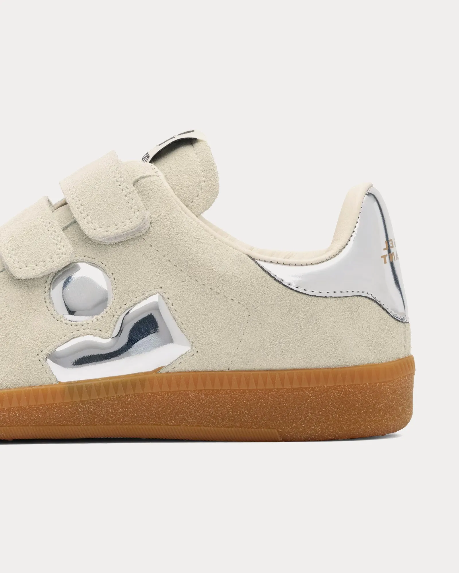 Beth Suede Chalk / Silver Low Top Sneakers