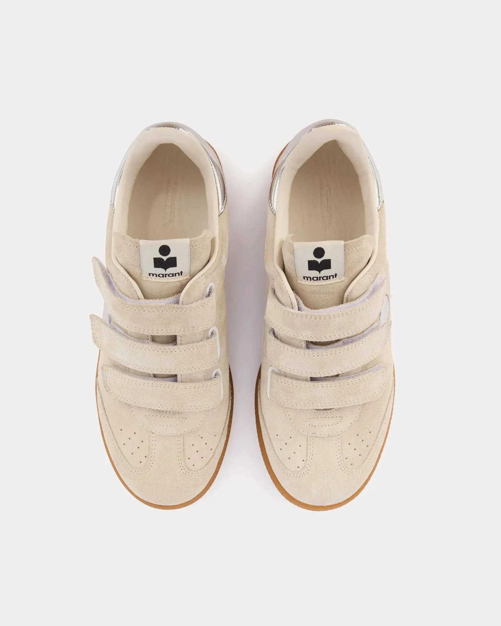 Beth Suede Chalk / Silver Low Top Sneakers