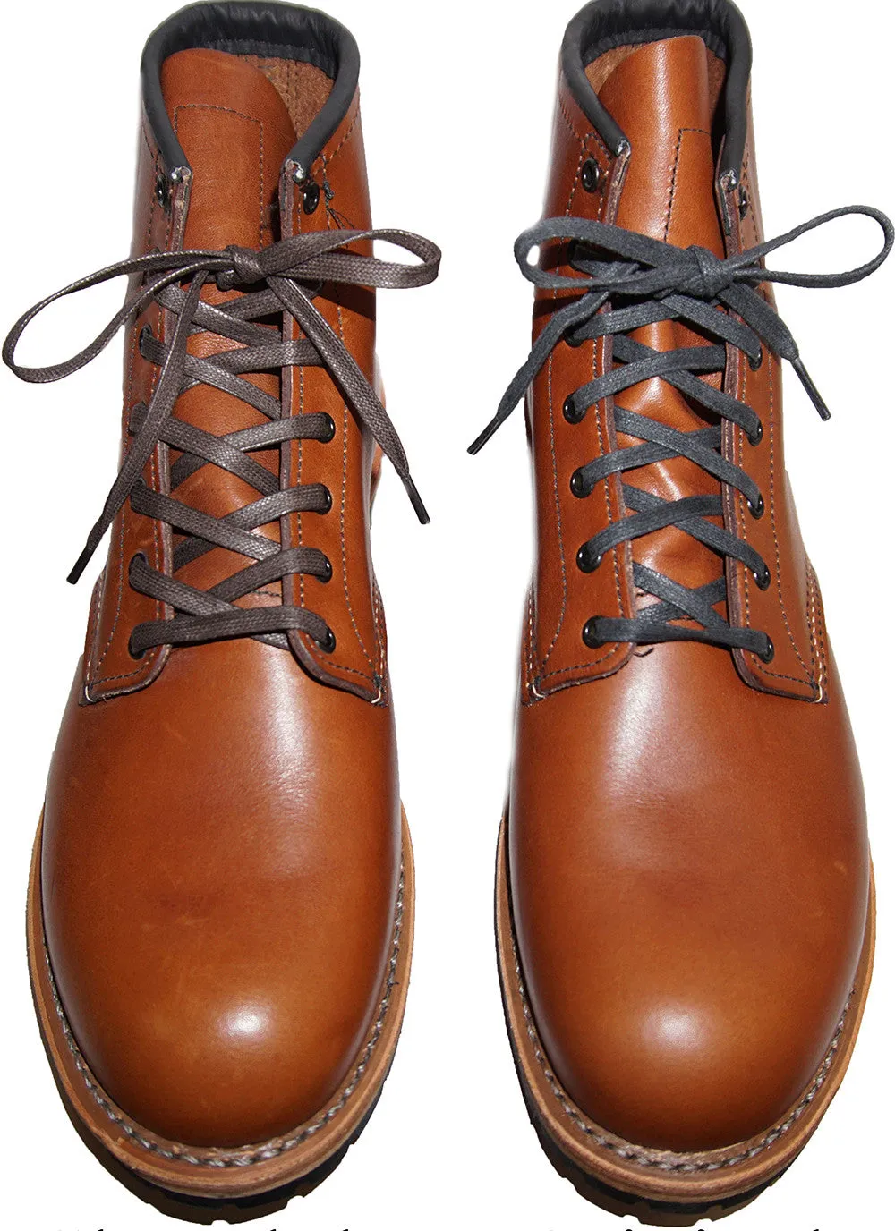 [Bitter Chocolate] - Flat Waxed Cotton Shoelaces