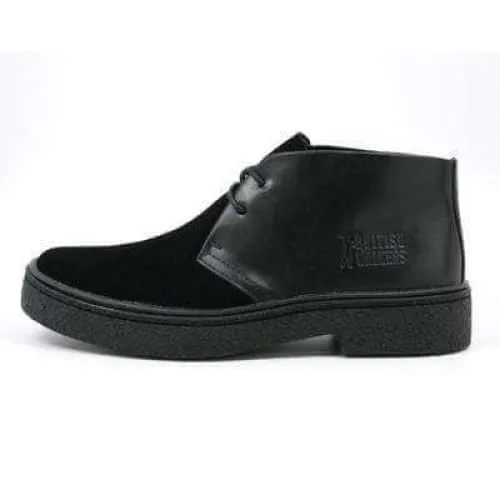 British Walkers Playboy Men's Black Suede and Leather