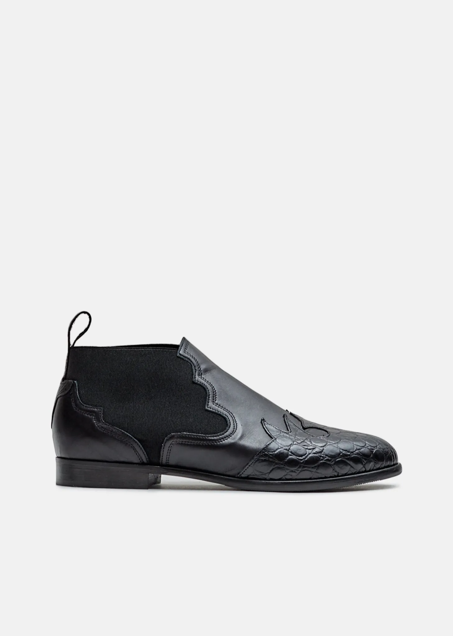 Calfskin Leather Ankle Boots