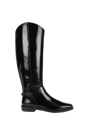 Cesar Black Knee High Boots