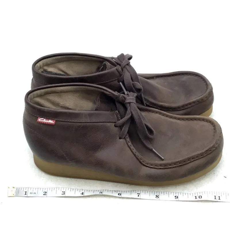 Clarks Men's Brown Moc Toe Chukka Boots - Size 8