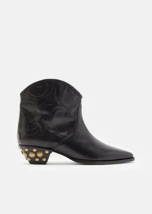 Dawina Studded Block Heel Boots
