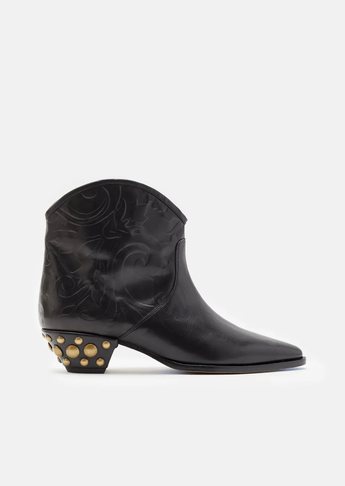 Dawina Studded Block Heel Boots