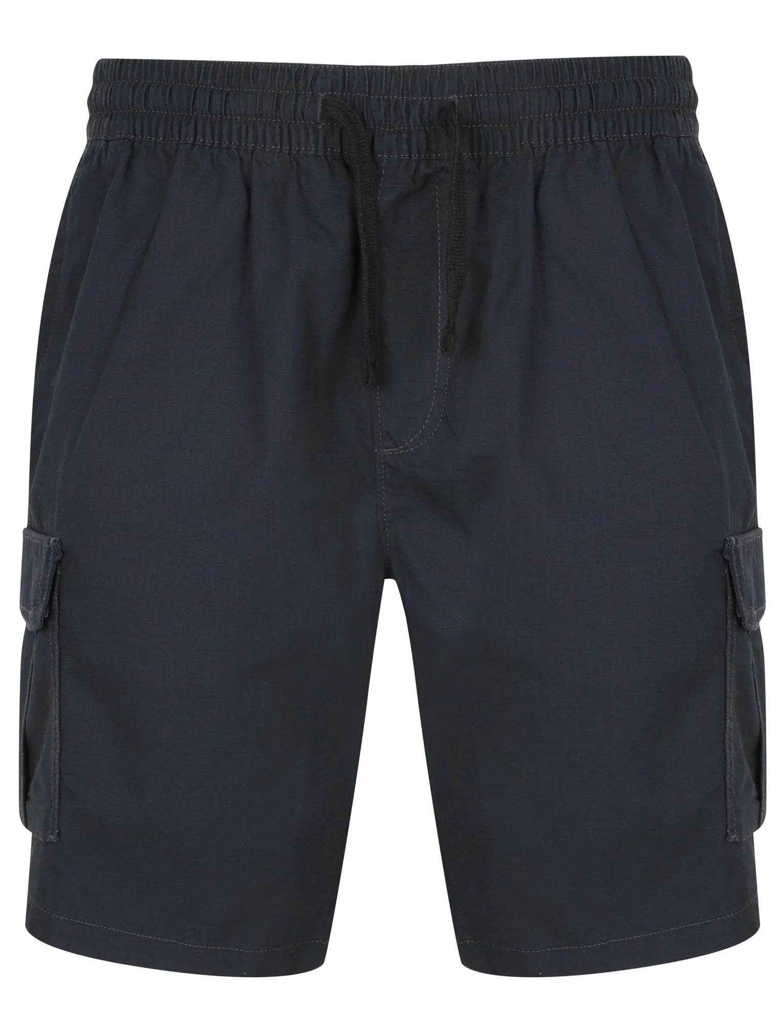 Discovery Cotton Cargo Shorts In Blue Nights - Tokyo Laundry