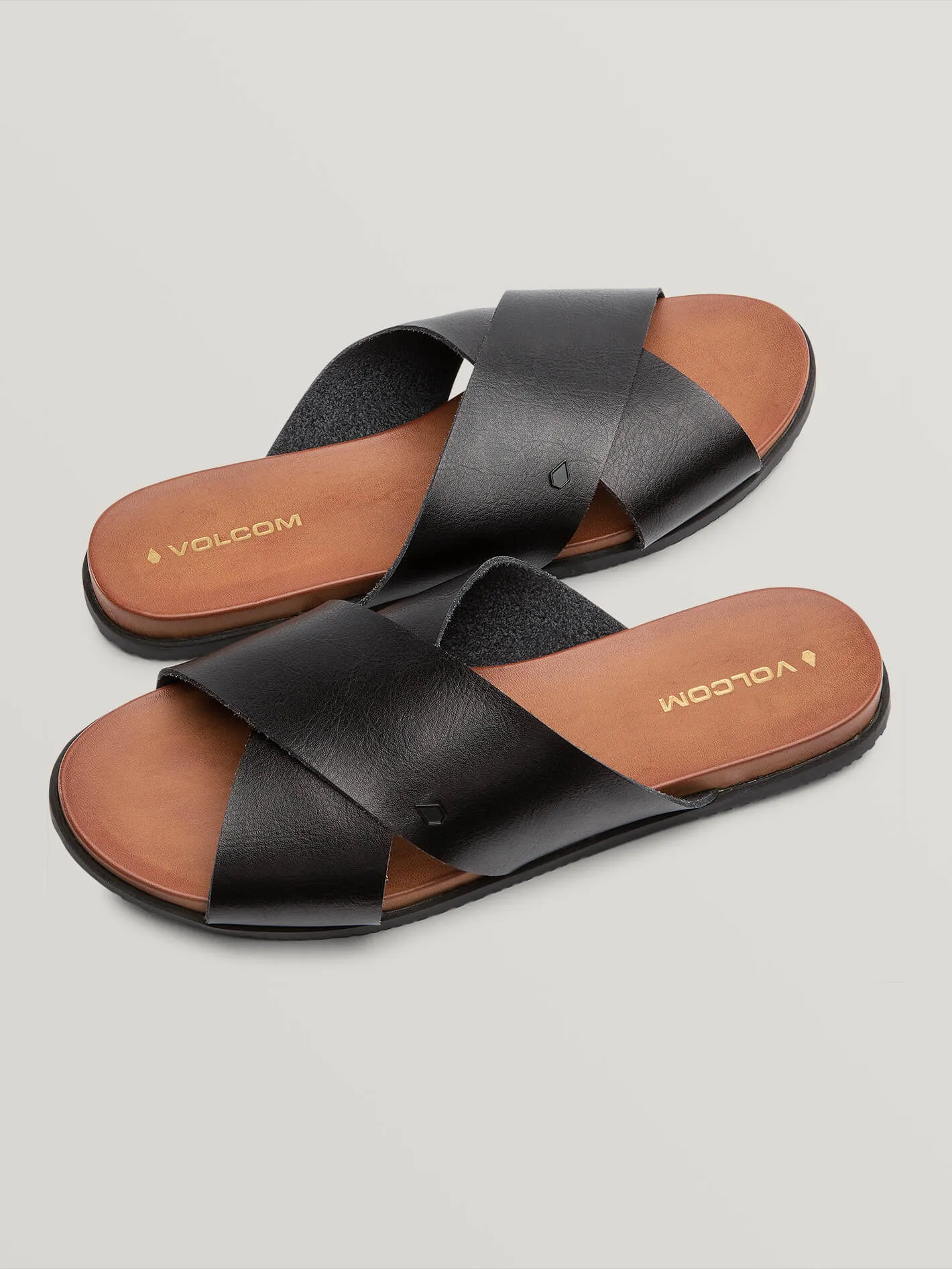 Double Cross Sandals - Black
