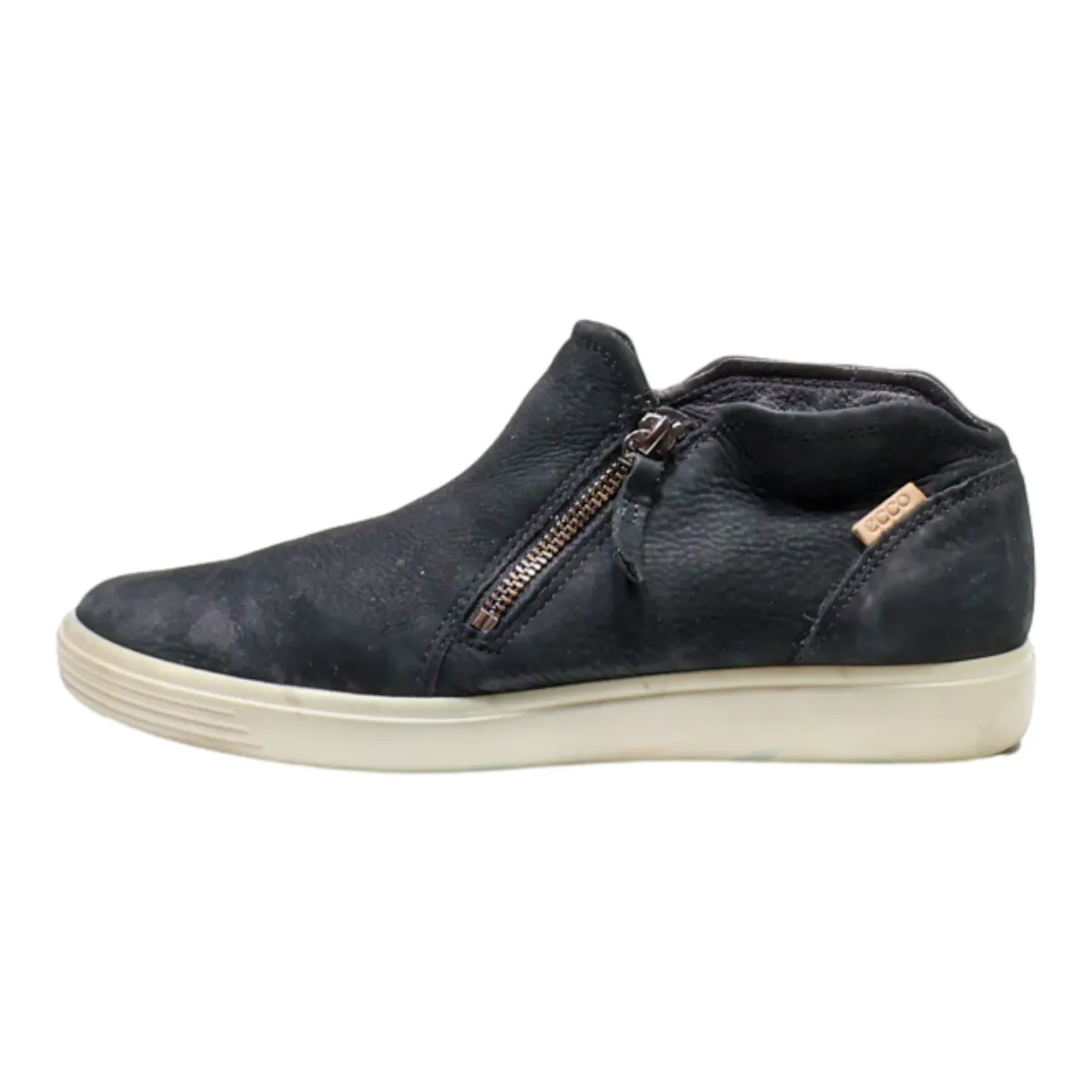 ECCO Chukka Boots Black Leather Womens UK 5