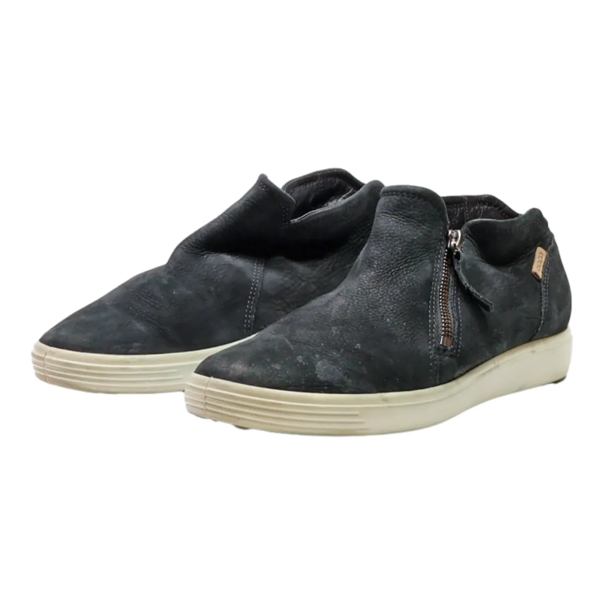 ECCO Chukka Boots Black Leather Womens UK 5