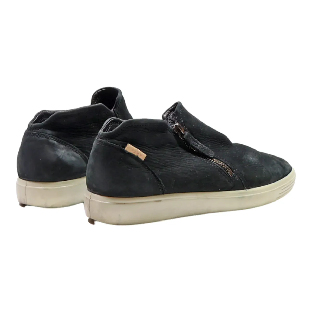 ECCO Chukka Boots Black Leather Womens UK 5