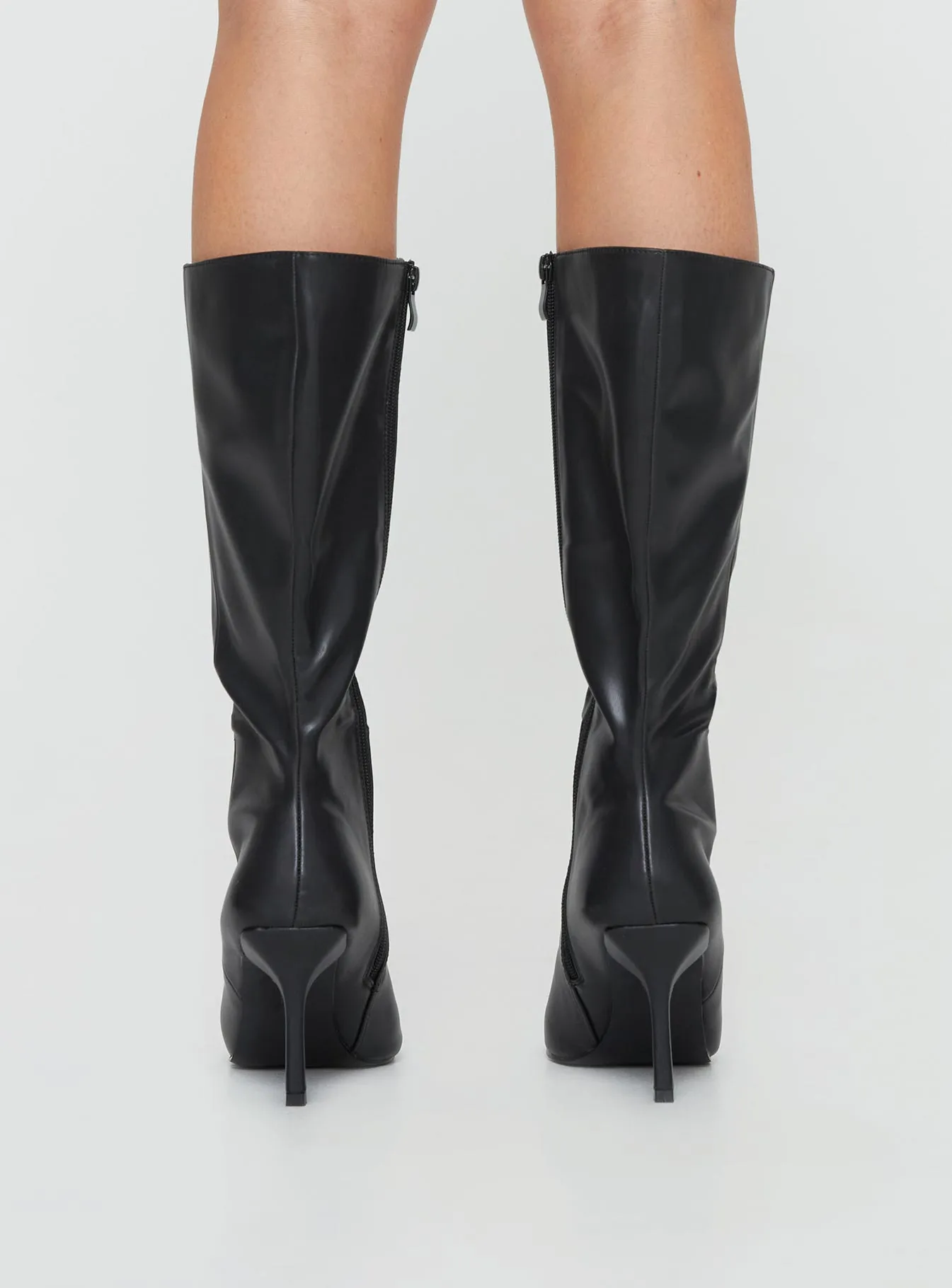 Elodiee Knee High Boots Black