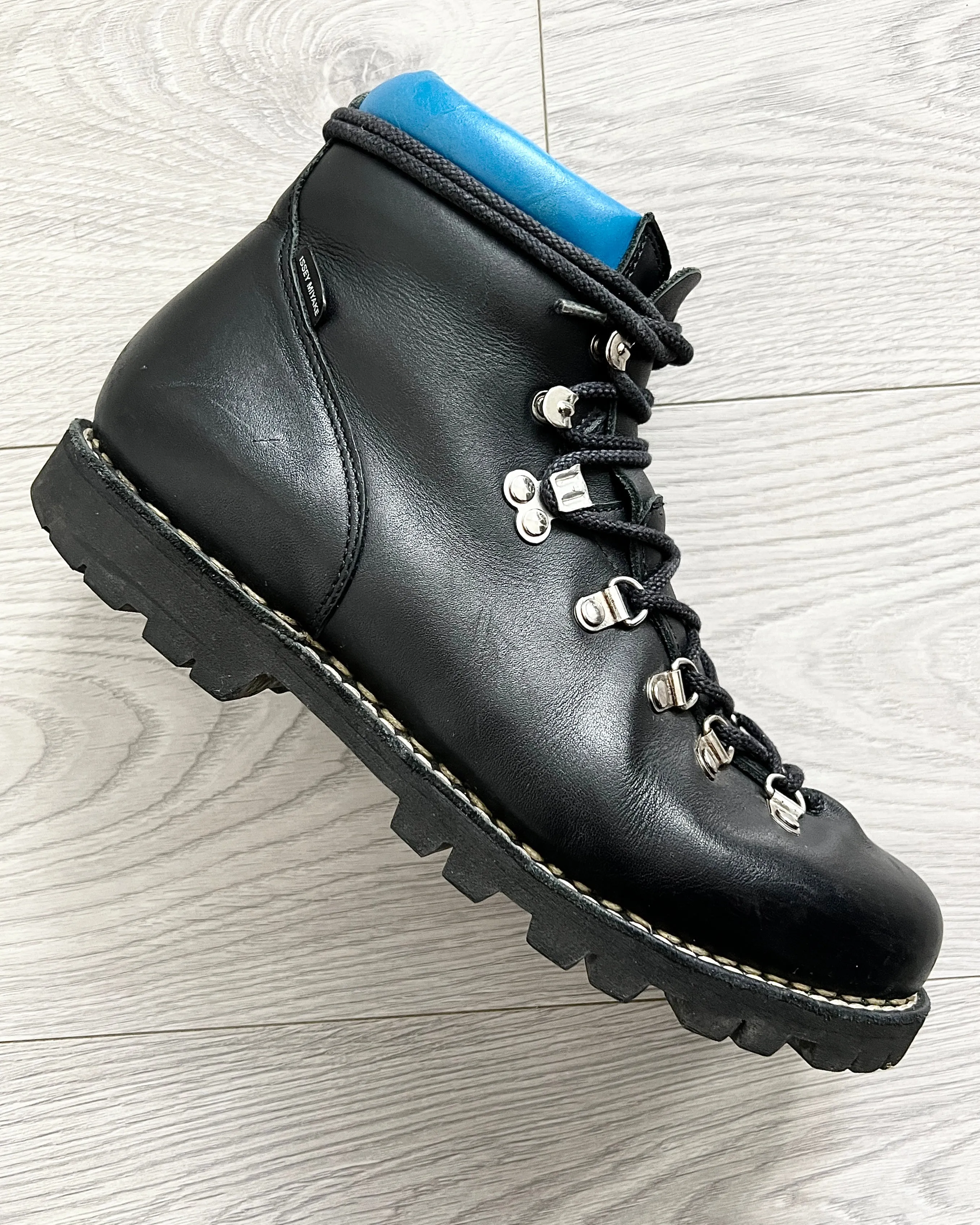 Issey Miyake x Paraboot Blue Trim Hiking Boots - Size US9.5
