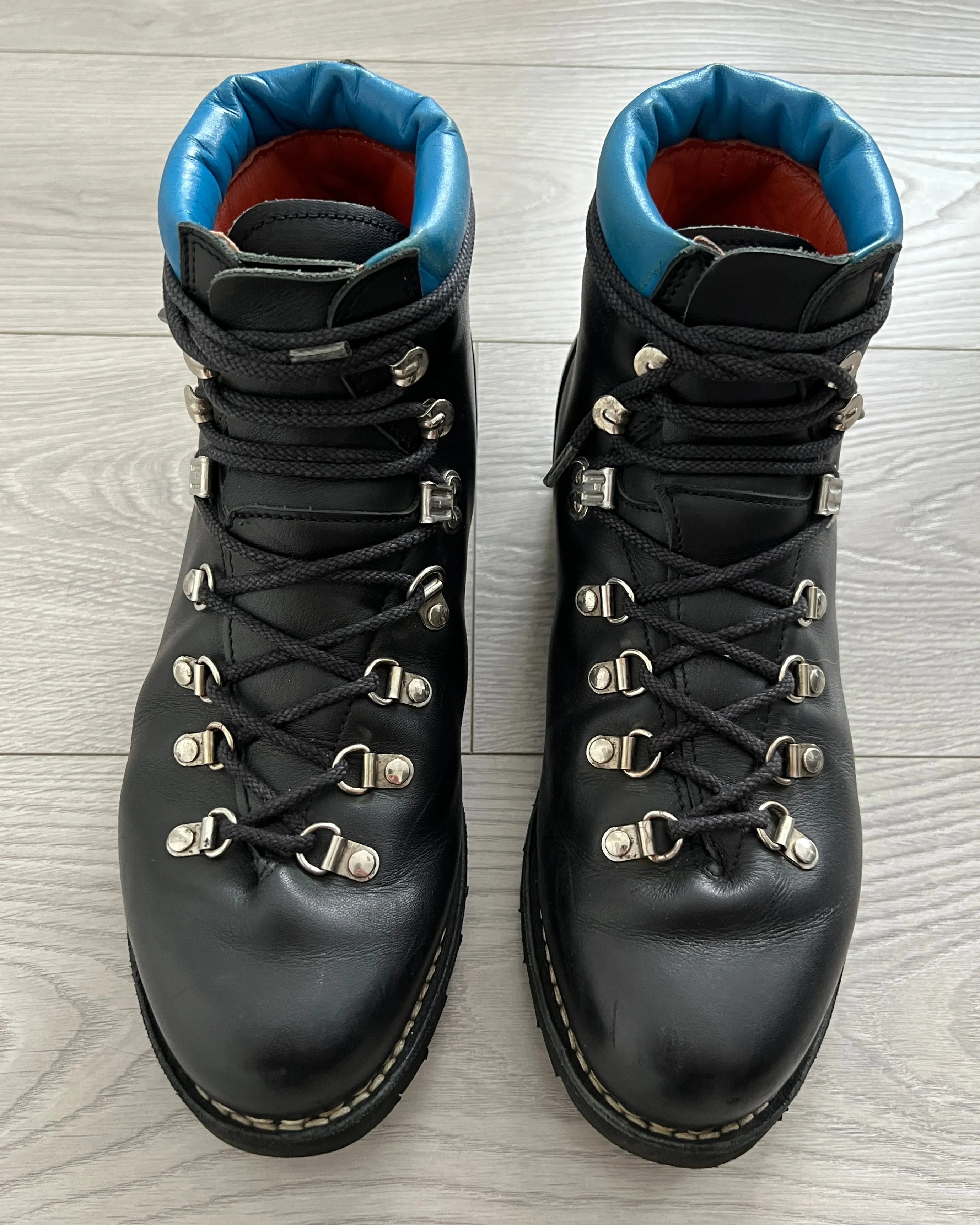 Issey Miyake x Paraboot Blue Trim Hiking Boots - Size US9.5