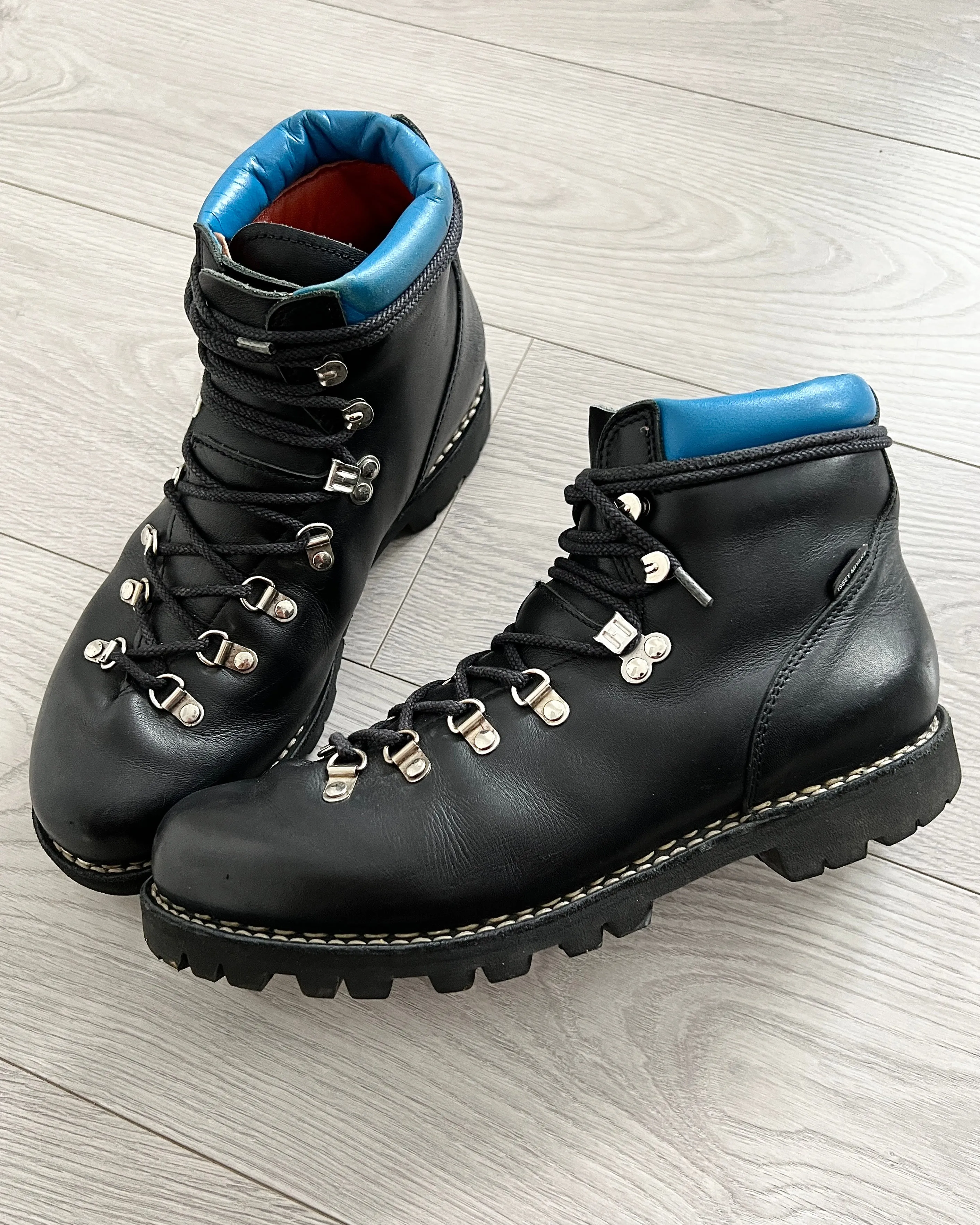 Issey Miyake x Paraboot Blue Trim Hiking Boots - Size US9.5