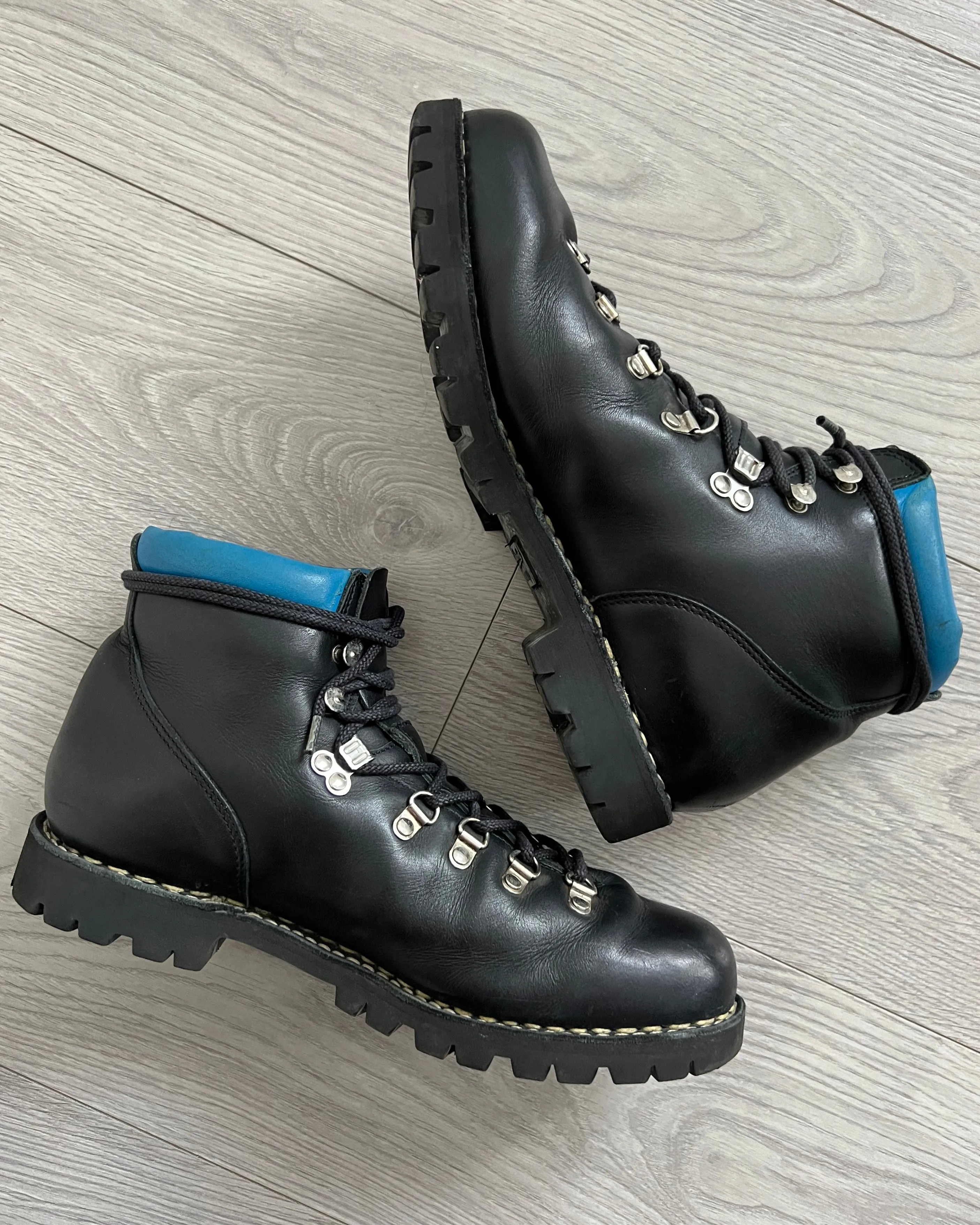 Issey Miyake x Paraboot Blue Trim Hiking Boots - Size US9.5