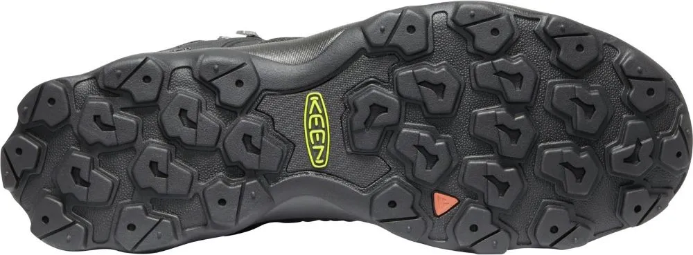 'Keen Outdoor' Men's Venture WP Leather Mid Hiker - Black / Black