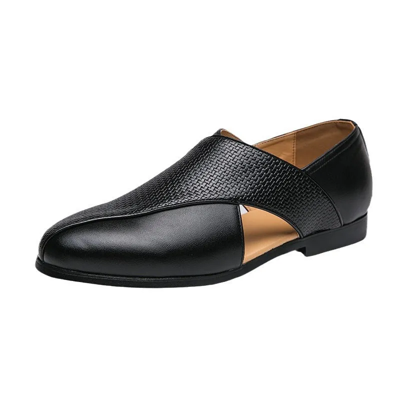 Men's Casual Leather Sandals Shoes