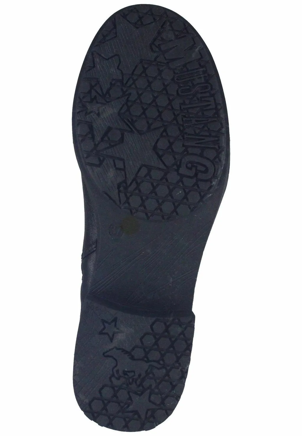 Mustang lace-up boots, black