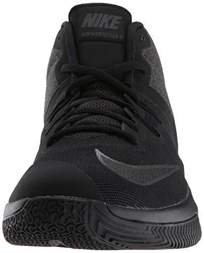 Nike Men's Air Versitile II NBK Basketball Shoe, Black/Metallic Dark Grey - Anthracite, 8.5 Regular US