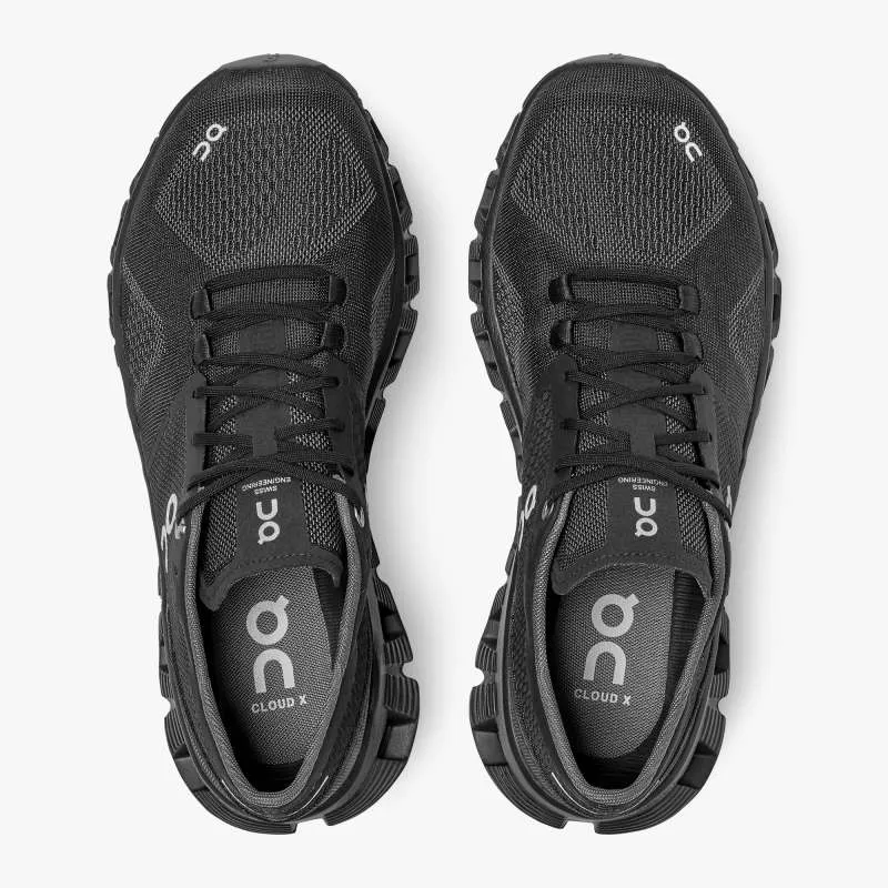 ON Cloud X Womens Training Shoe - Black/Asphalt