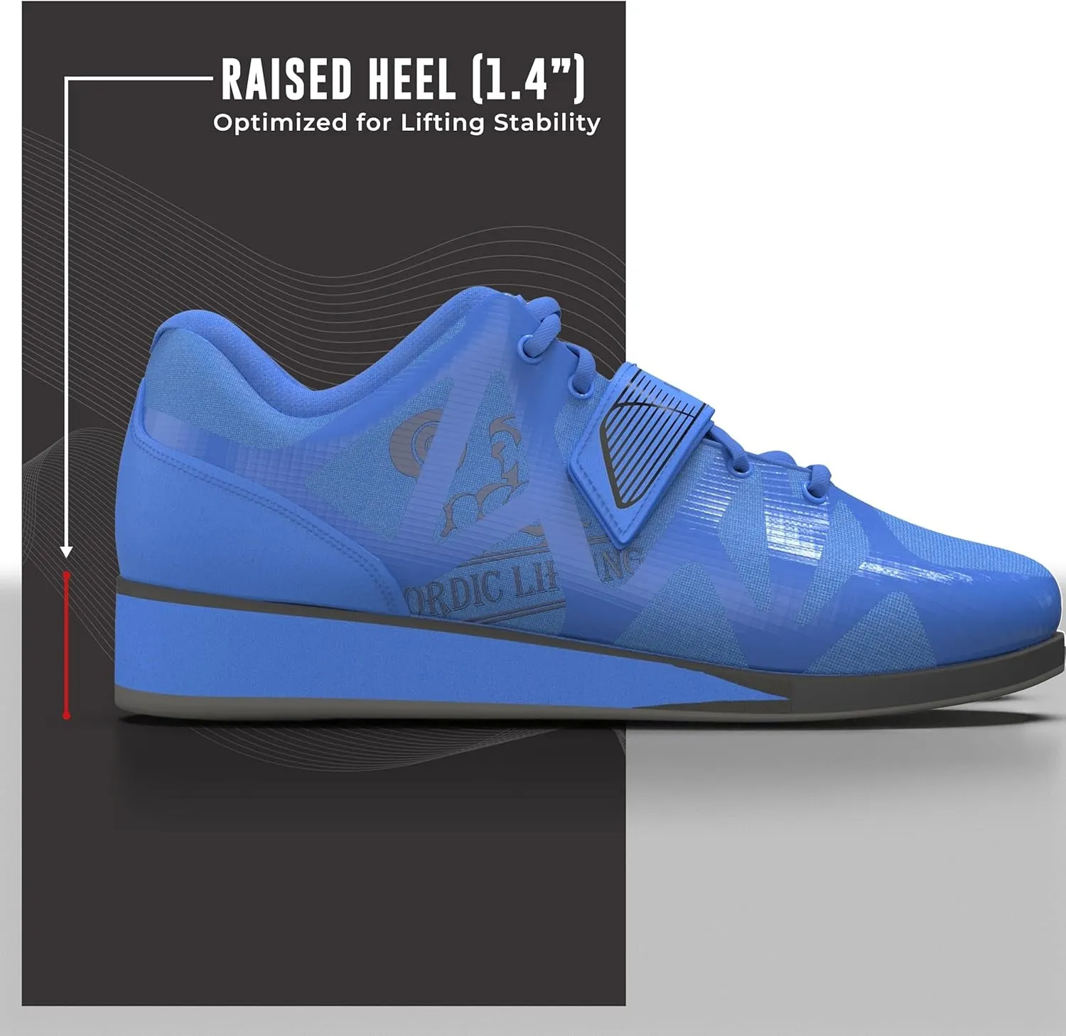 Powerlifting Shoes for Heavy Weightlifting - Men'S Squat Shoe - MEGIN