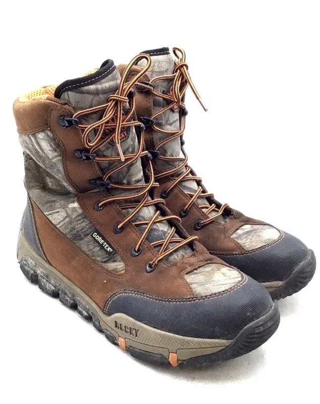 Rocky Men's Multicolor Camouflage Hiking Boots - Size 11