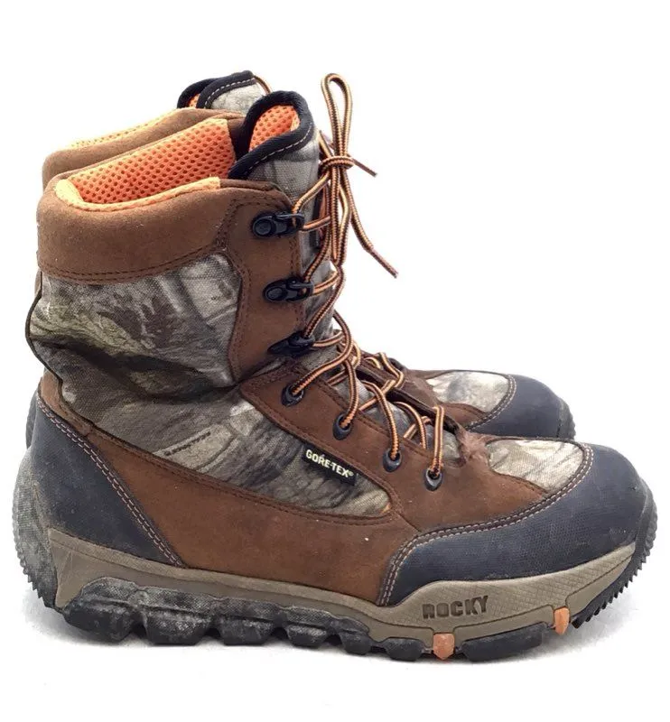 Rocky Men's Multicolor Camouflage Hiking Boots - Size 11