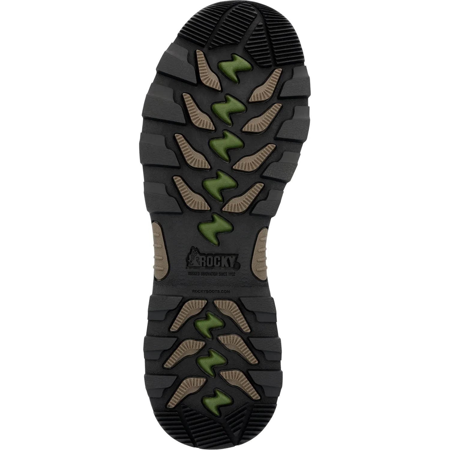 Rocky Mens Trophy Series WP 400G Brown Leather Hiking Boots