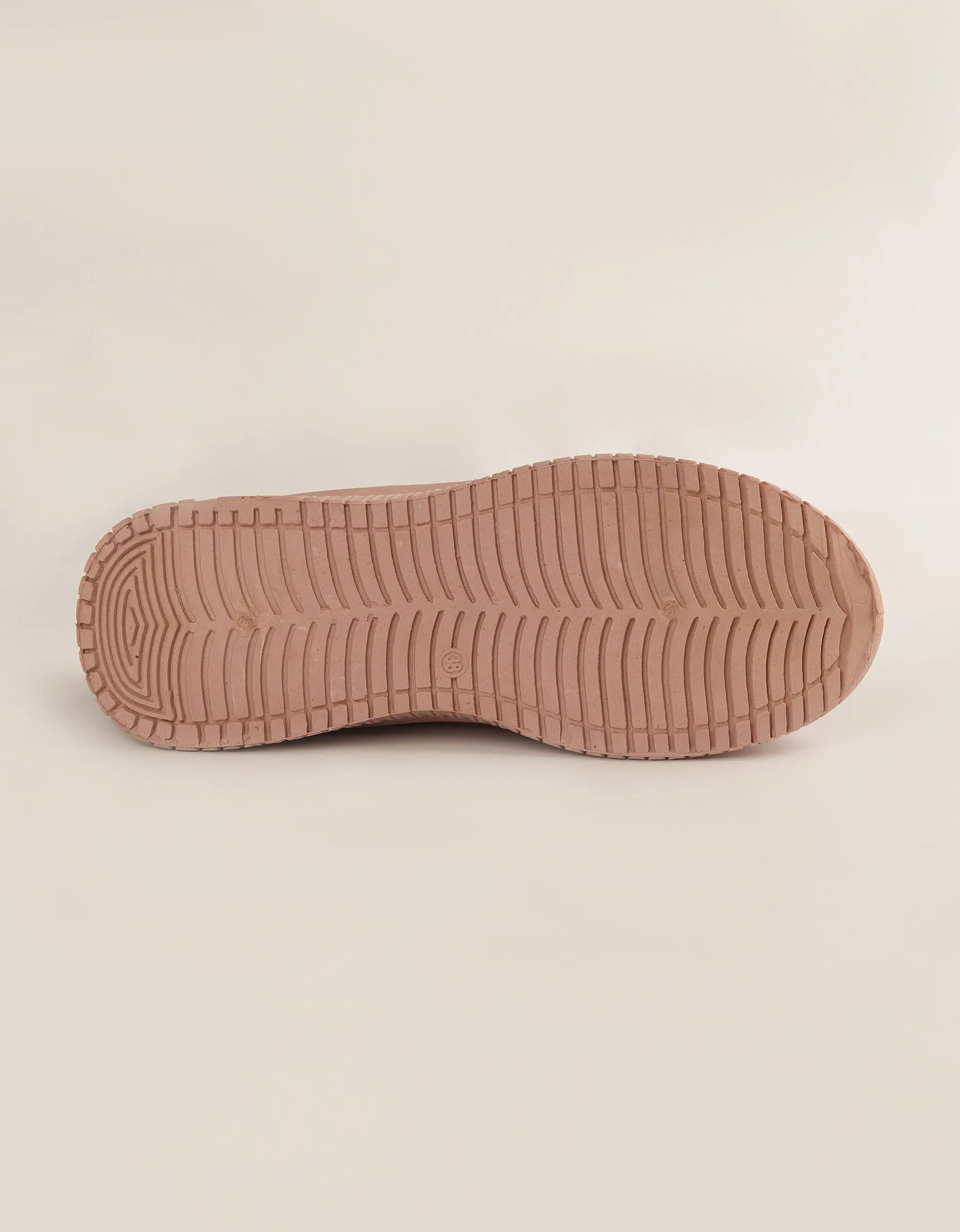 Rosy Comfort Knit Sneakers - Blush Pink
