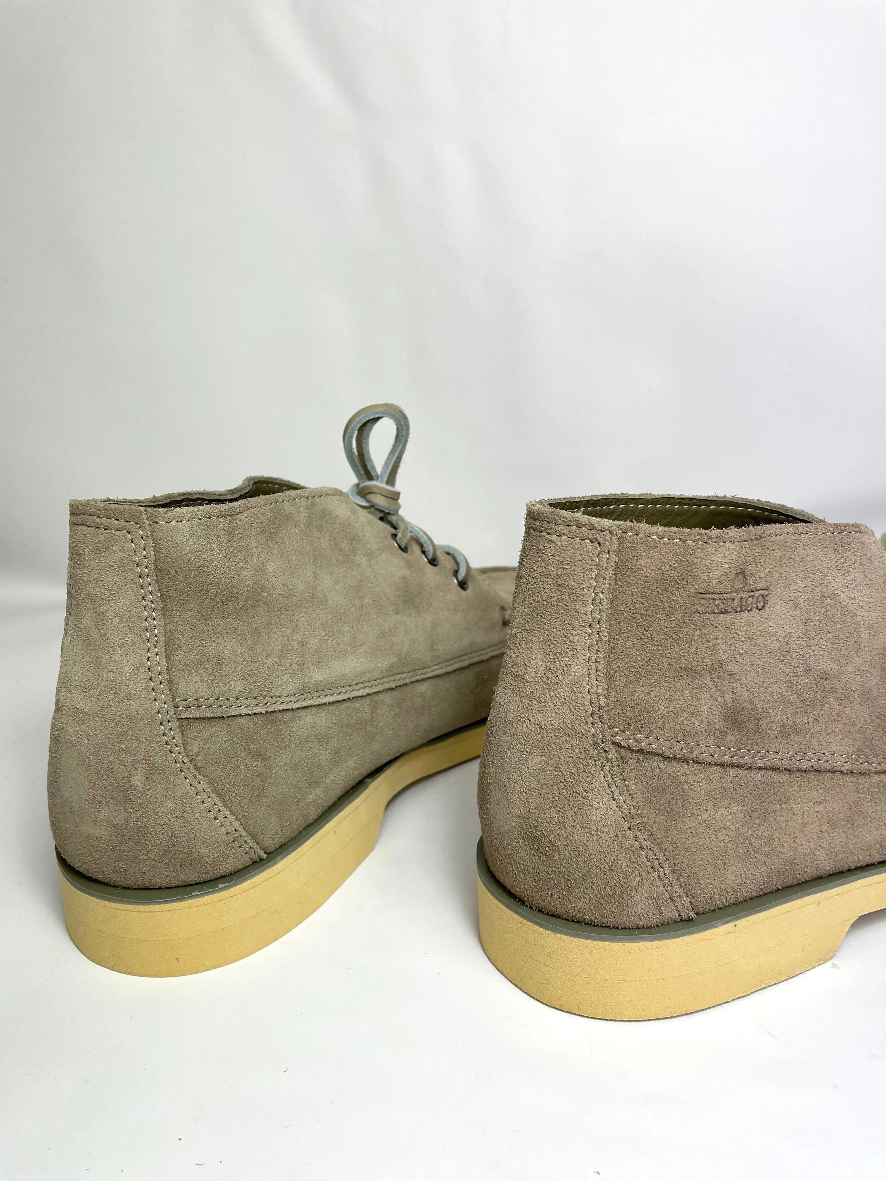 Sebago Tatanka Suede Mens Boots Green Sage