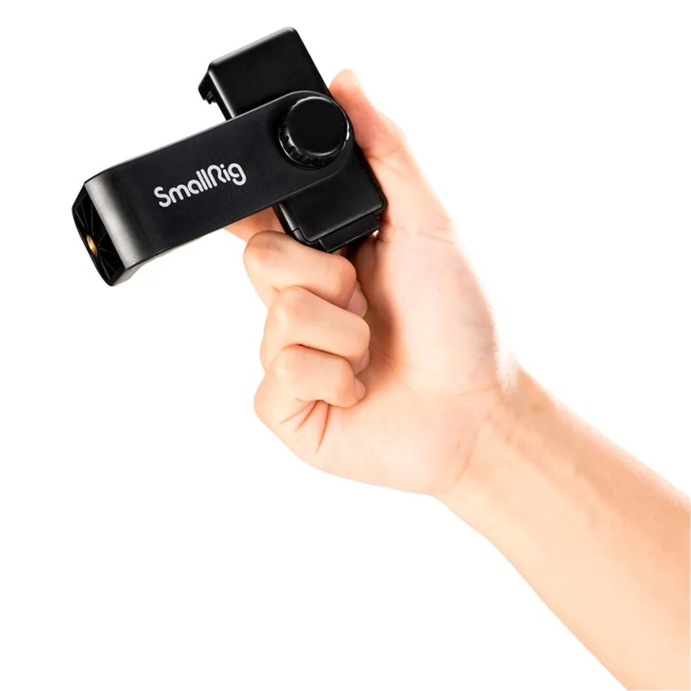 SmallRig 4363 Omvendt Foldbar Streaming Stativ (42-170cm) Encore PT-30 m. Trådløs Fjernbetjening - Sort