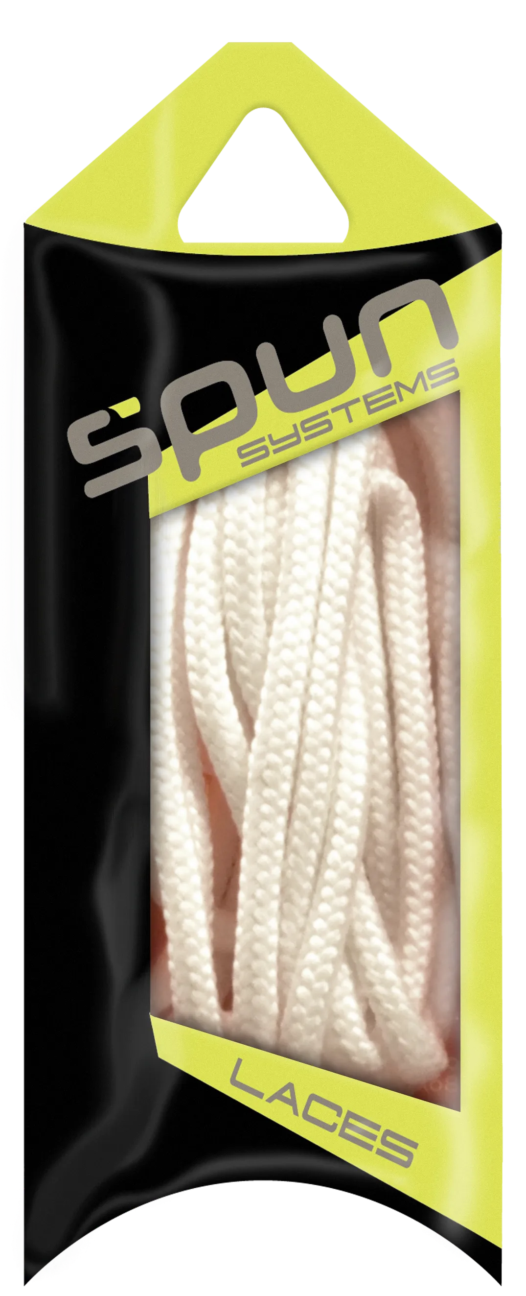 Spun™ Round Sport ShoeLaces - White