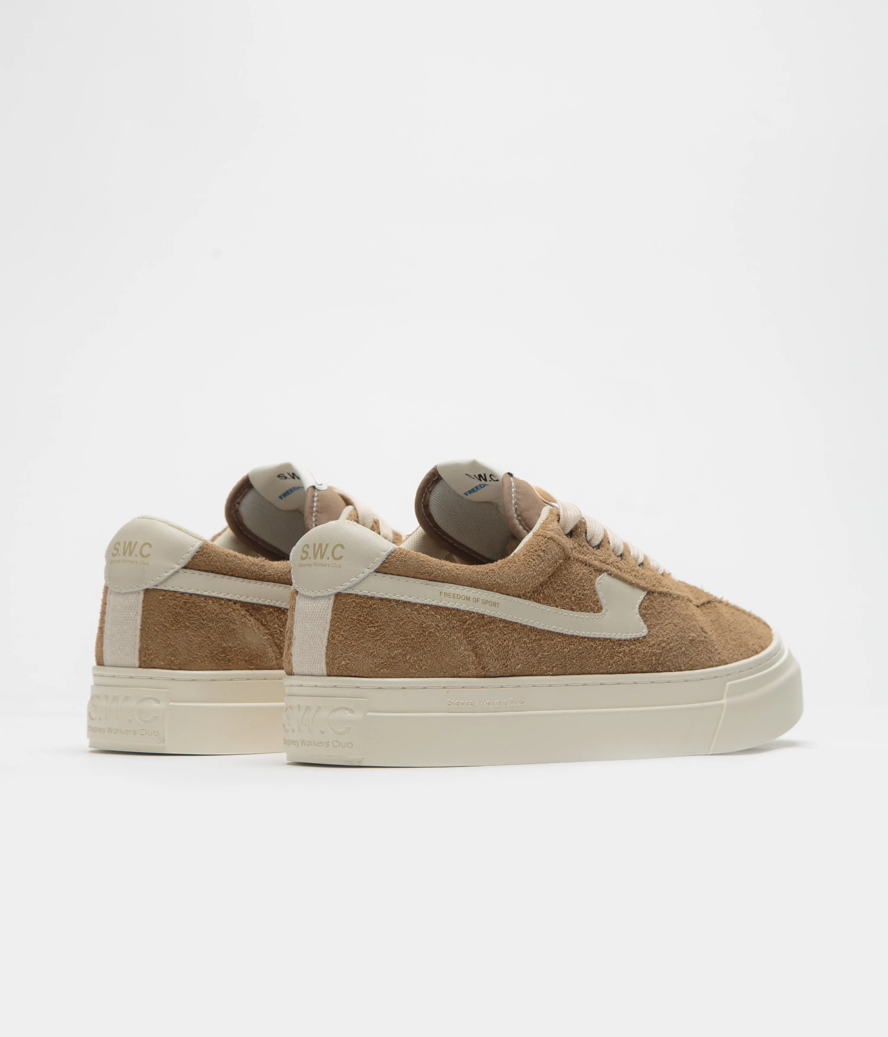 Stepney Workers Club Dellow S-Strike Cup Geo-Merged Shoes - Brown