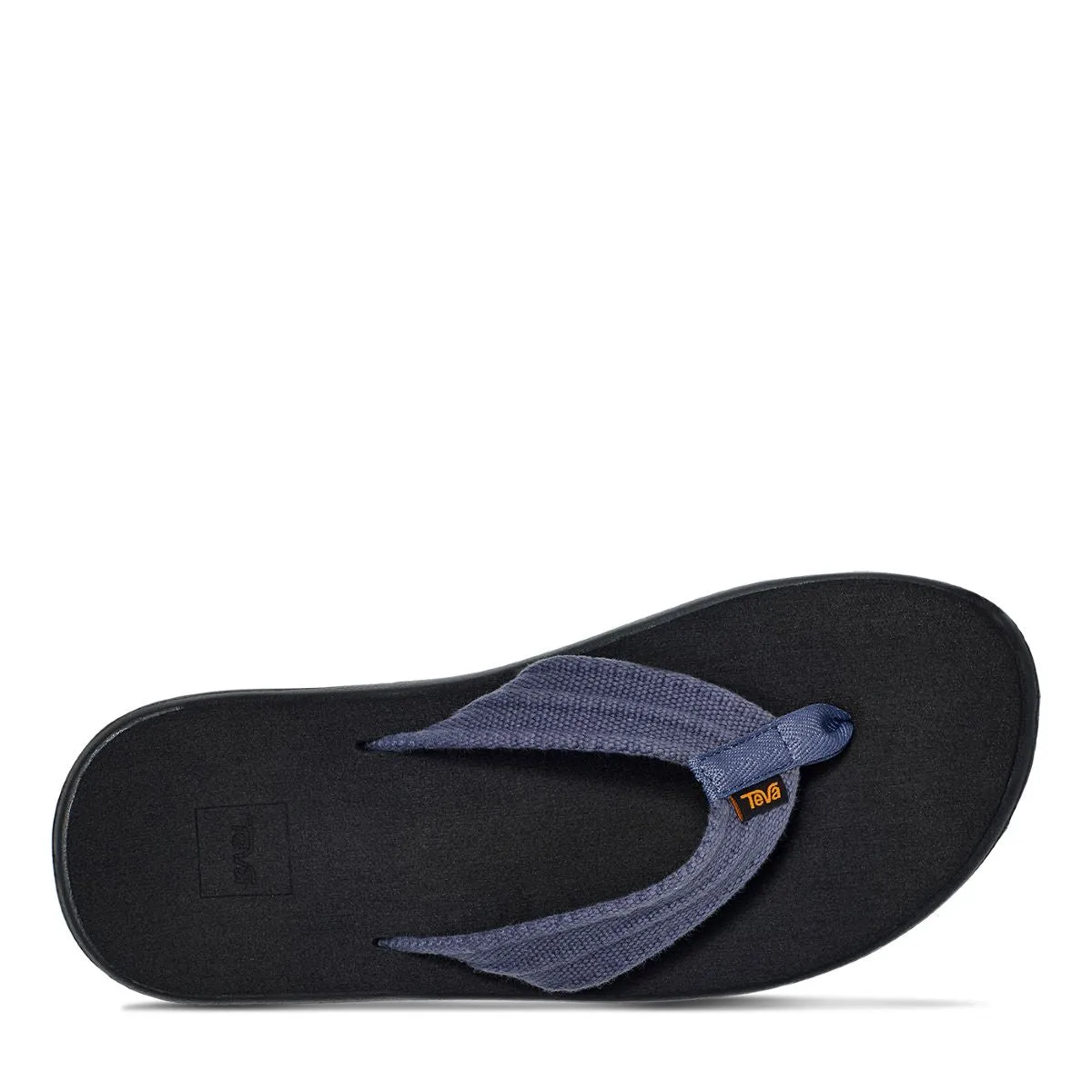 'Teva' Men's Voya Canvas Flip Sandal - Blue Indigo