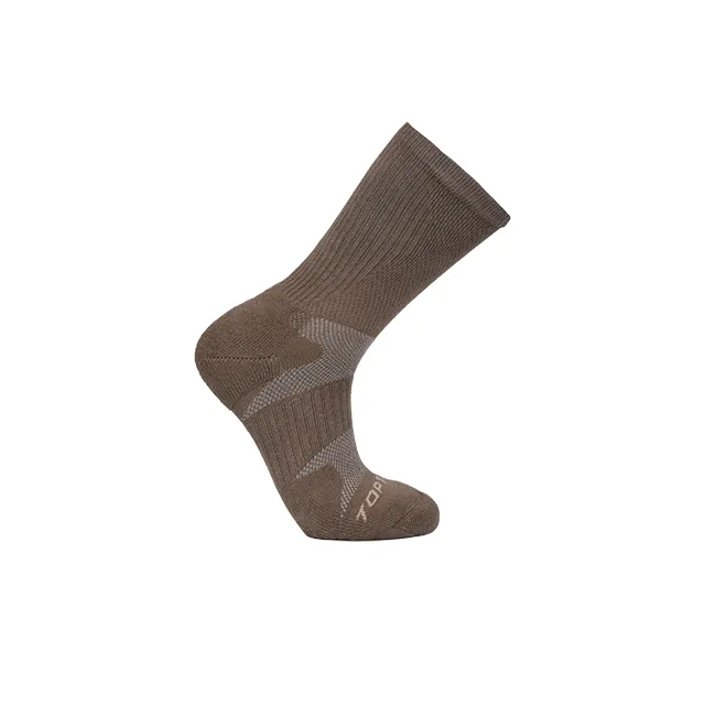 Topten Unisex Ankle High Hiking Socks Coyote