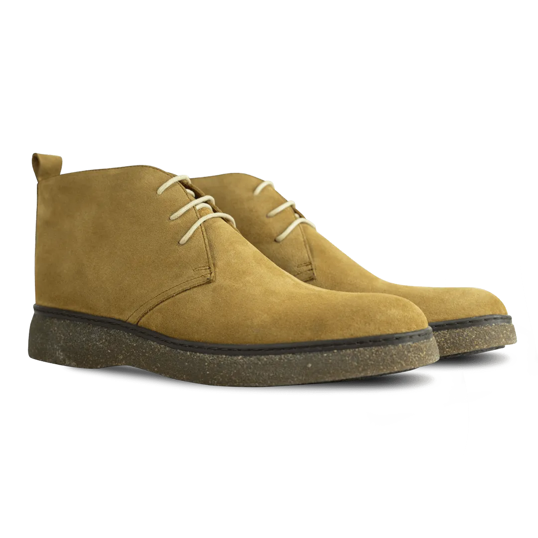 Varfell: Demi Bottes Homme - Gomme Beige
