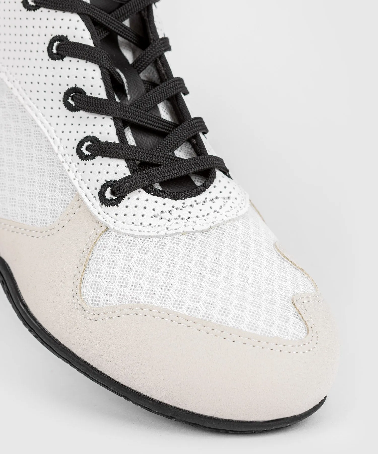 Venum Elite Boxing Shoes - White/Black