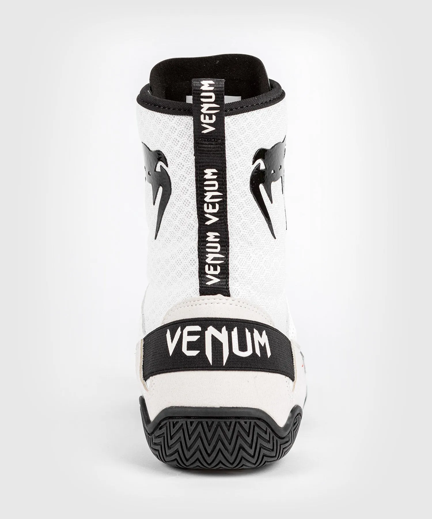 Venum Elite Boxing Shoes - White/Black