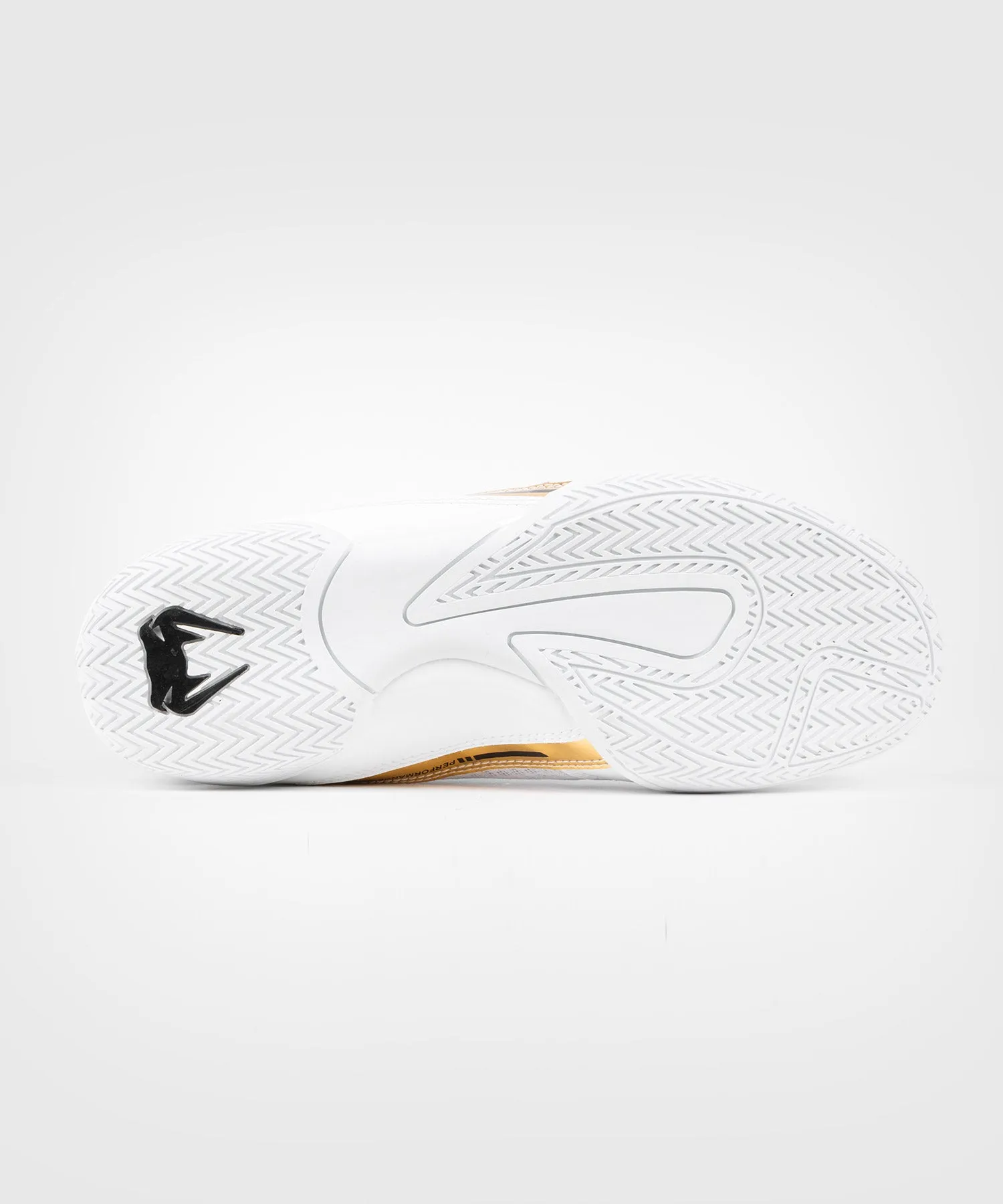 Venum Elite Boxing Shoes - White/Black/Gold