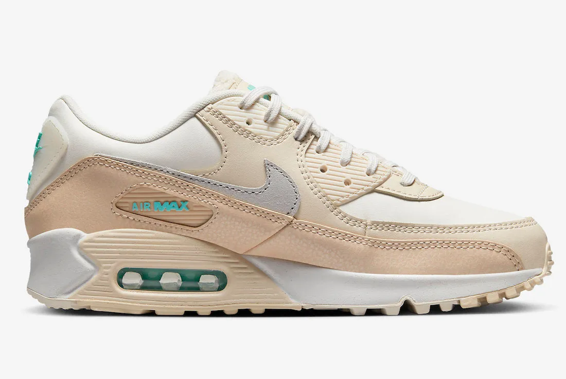 Women's Nike Air Max 90 Phantom Metallic Silver DZ5194-001