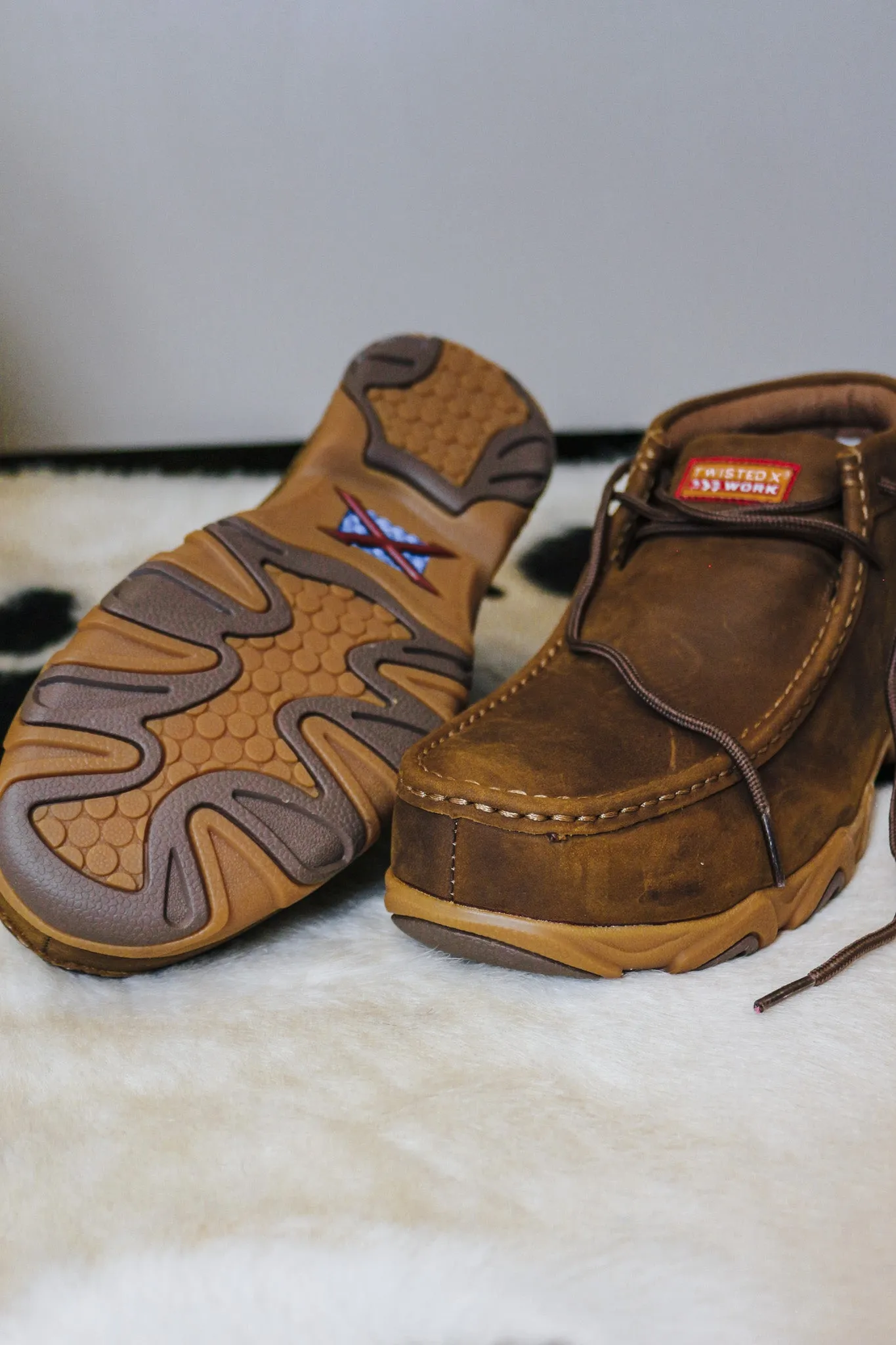Work Chukka Driving Moc with Nano Toe